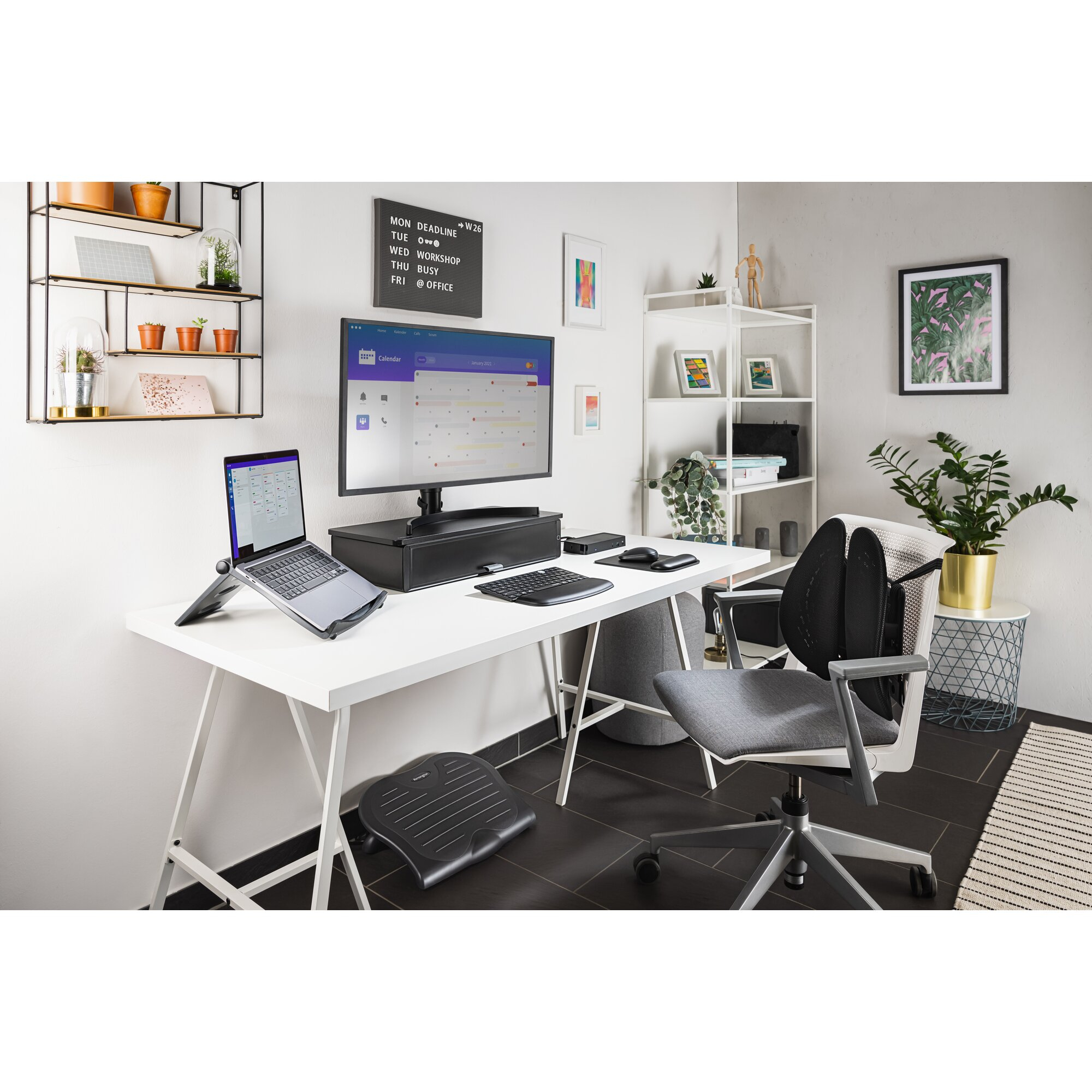 Kensington ErgoSoft-polssteun voor slanke compacte toetsenborden - Afbeelding 5