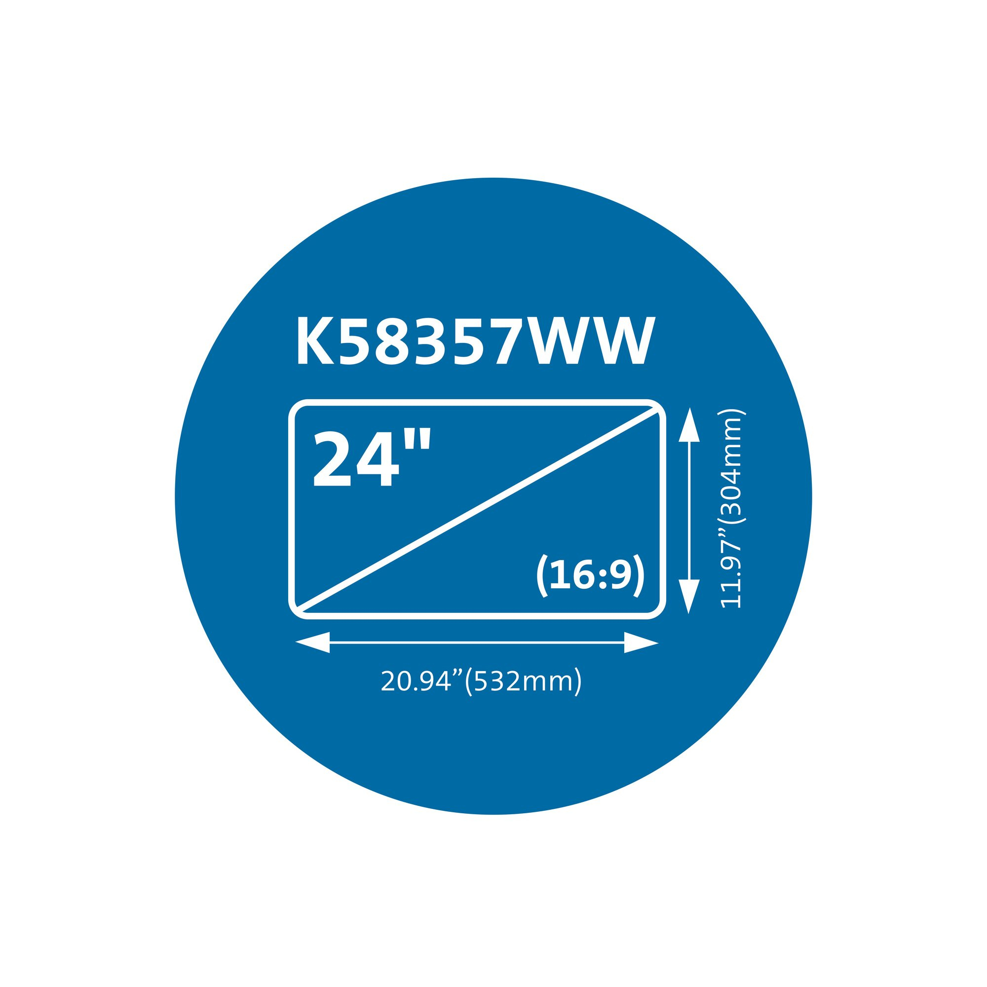 Kensington MagPro-privacyschermfilter met magneetstrip voor beeldschermen van 24" (16:9) - Afbeelding 8
