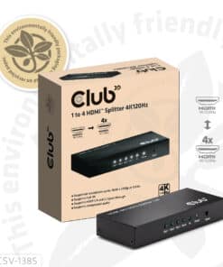 CLUB3D 1 to 4 HDMI Splitter 4K120Hz - Afbeelding 8