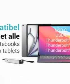 i-tec Metal USB-C Charging HUB 5port with USB-C video 8K + Power Delivery 85W - Afbeelding 2