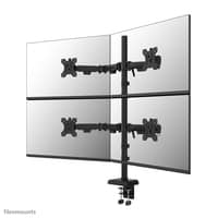 Neomounts DS60-600BL2-2 Quadruple monitorarm voor vier schermen 10-32" - Afbeelding 2