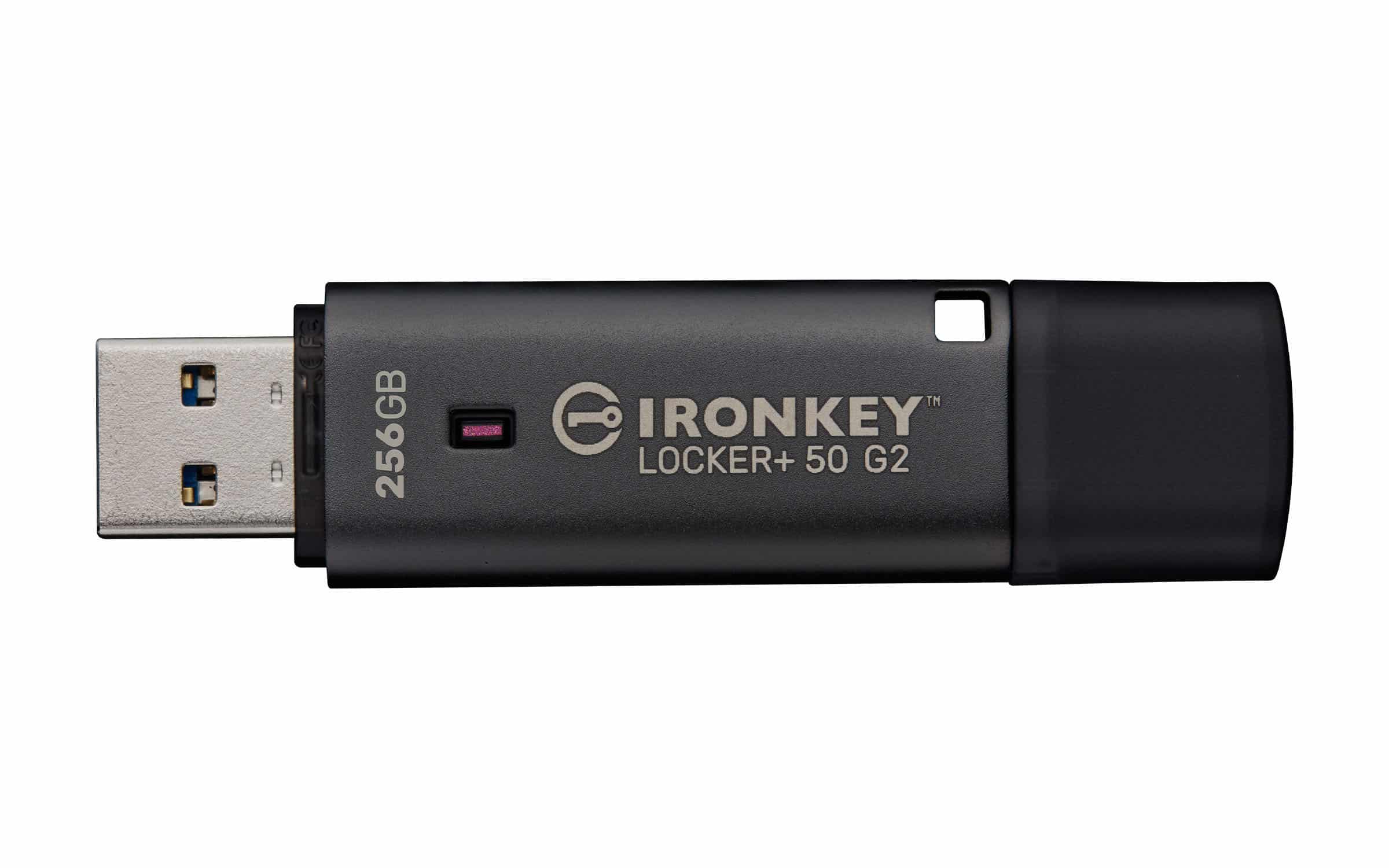 Kingston Technology IronKey 256GB Locker Plus 50 G2, FIPS 197, AES-256 - Afbeelding 2