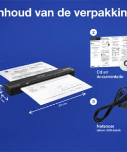 Epson WorkForce ES-60W, snelle draadloze mobiele A4-scanner met Wi-Fi-connectiviteit, ScanSmart-technologie en LCD-scherm - Afbeelding 5