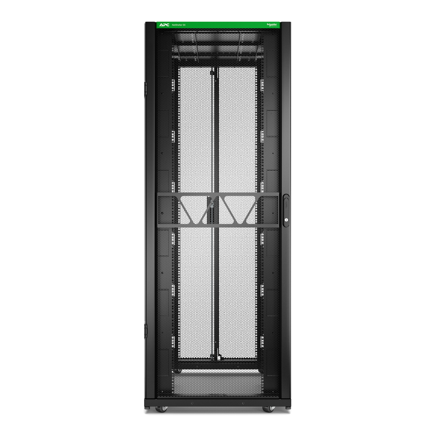 APC Netshelter SX Gen2 AR3350B2 - 42U, 1991h x 750b x 1200d mm, met zijpanelen, zwart