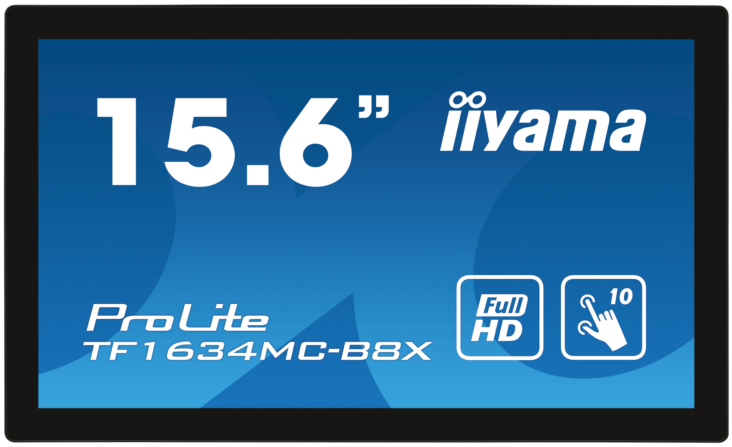 iiyama ProLite TF1634MC-B8X computer monitor 39,6 cm (15.6") 1920 x 1080 Pixels Full HD LED Touchscreen Multi-gebruiker Zwart - Afbeelding 2