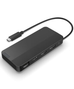 Lenovo 40B90000WW laptop dock & poortreplicator Bedraad USB 3.2 Gen 1 (3.1 Gen 1) Type-C Zwart