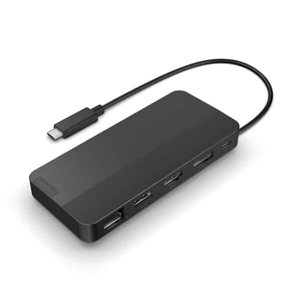 Lenovo 40B90000WW laptop dock & poortreplicator Bedraad USB 3.2 Gen 1 (3.1 Gen 1) Type-C Zwart