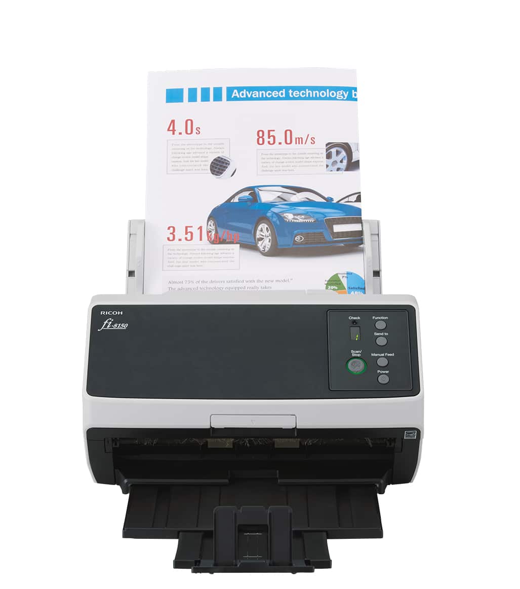 Ricoh FI-8150 ADF-/handmatige invoer scanner 600 x 600 DPI A4 Zwart, Grijs - Afbeelding 4