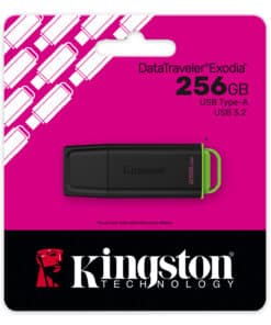 Kingston Technology DataTraveler 256GB Portable USB 3.2 Gen 1 Exodia Black/Green - Afbeelding 5