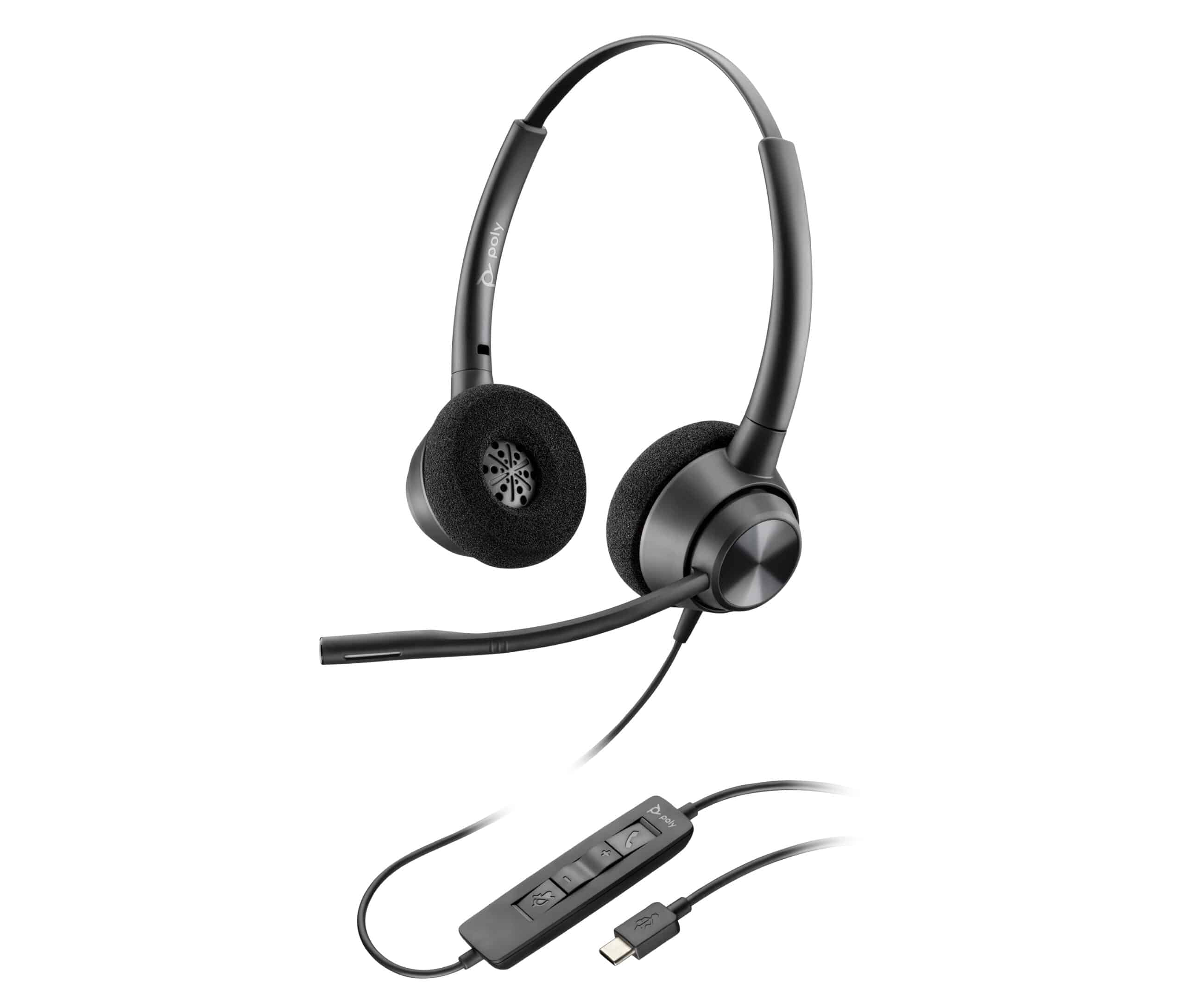 HP Poly EncorePro 320 Stereo USB-C-headset TAA - Afbeelding 3