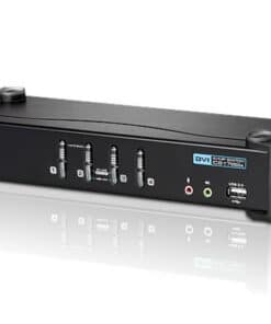 ATEN 4-poorts USB DVI Dubbelvoudige Link/ Geluid KVMP-schakelaar - Afbeelding 2