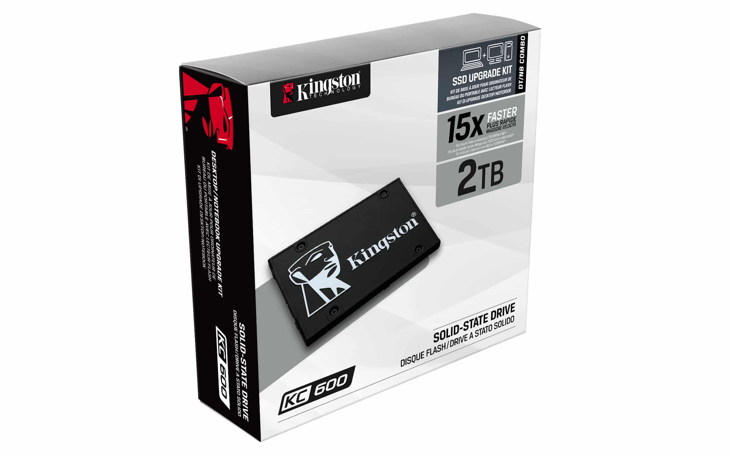 Kingston Technology 2048G SSD KC600 SATA3 2.5" - Afbeelding 5