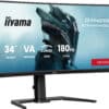 iiyama G-MASTER GCB3484WQSU-B1 computer monitor 86,4 cm (34") 3440 x 1440 Pixels UltraWide Quad HD LED Zwart
