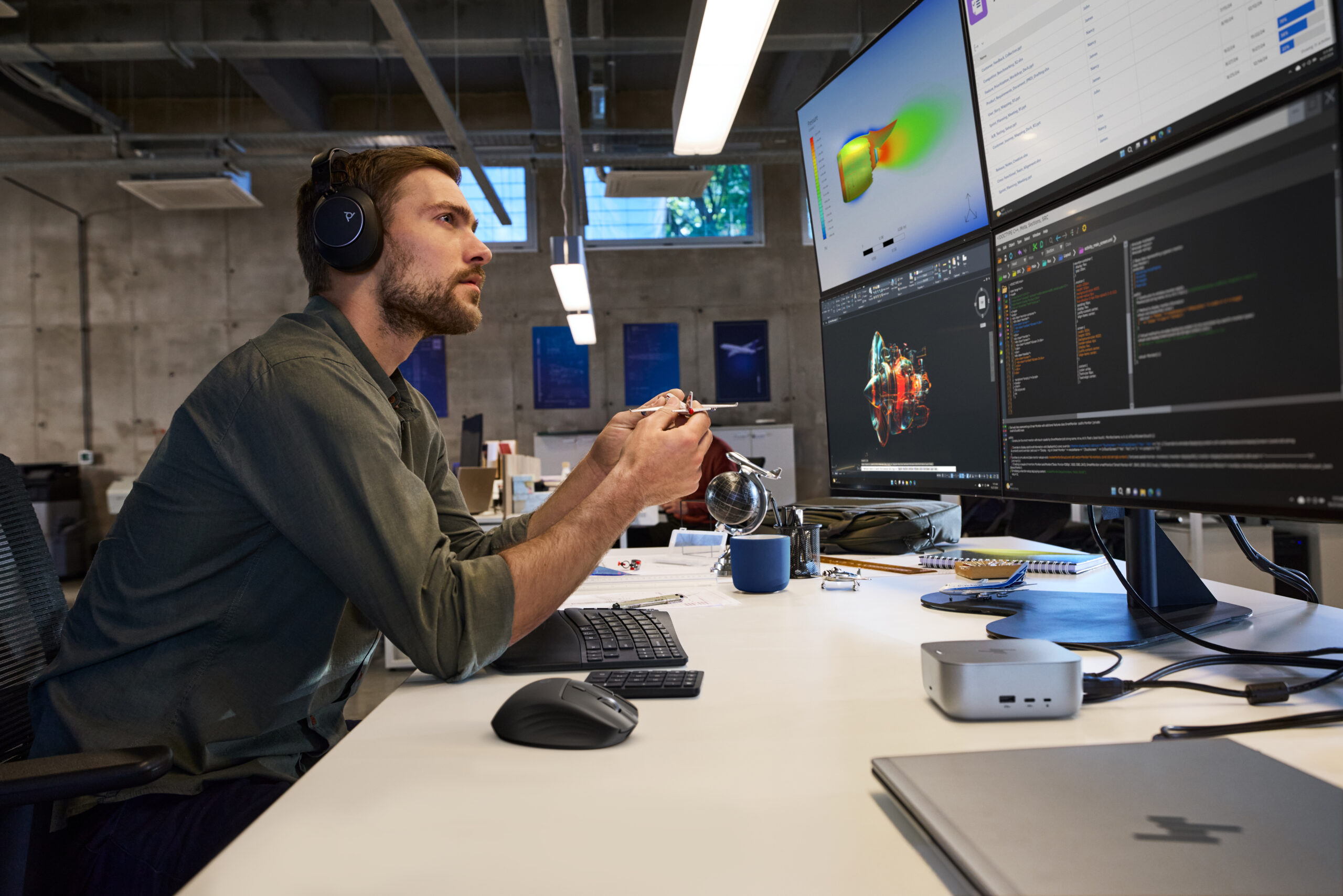 HP B8YX3AA#ABB muis Thuis Rechtshandig Bluetooth + USB Type-C 6000 DPI - Afbeelding 4