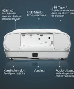 Epson EH-TW7000 4K PRO-UHD-projector, 3000 lumen, scherm van maximaal 500 inch - Afbeelding 3