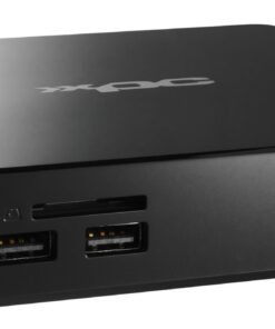 Shuttle XPC nano NS02EV2 Rockchip RK3368 2 GB DDR3L-SDRAM 16 GB eMMC Android 8.1 Nettop Mini PC Zwart
