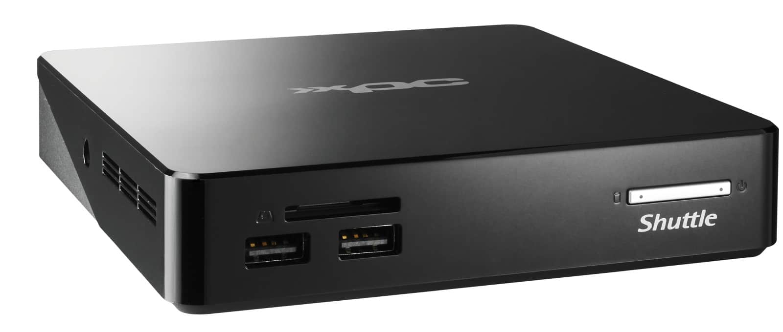 Shuttle XPC nano NS02EV2 Rockchip RK3368 2 GB DDR3L-SDRAM 16 GB eMMC Android 8.1 Nettop Mini PC Zwart