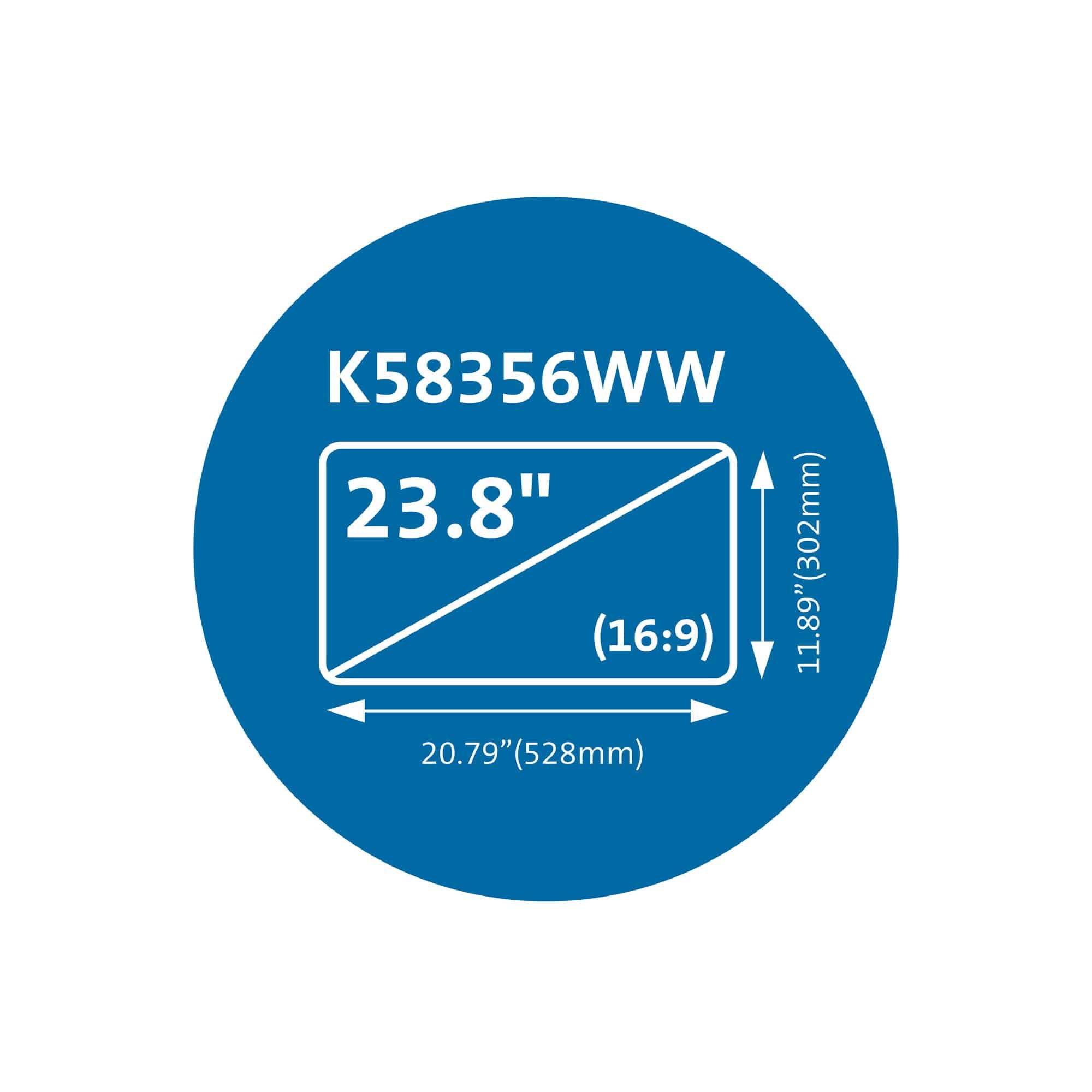 Kensington MagPro-privacyschermfilter met magneetstrip voor beeldschermen van 23,8" (16:9) - Afbeelding 8