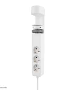 Neomounts DS22-840WH6 Bureaucontactdoos met klem en USB-C en USB-A poorten - Quick-charge