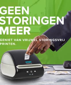 DYMO LabelWriter 5XL Labelprinter | Automatische labelherkenning labelmaker | Drukt extra brede verzendlabels af voor Amazon, DHL en meer | Perfect voor webwinkeliers | Tweepolige EU-stekker - Afbeelding 3