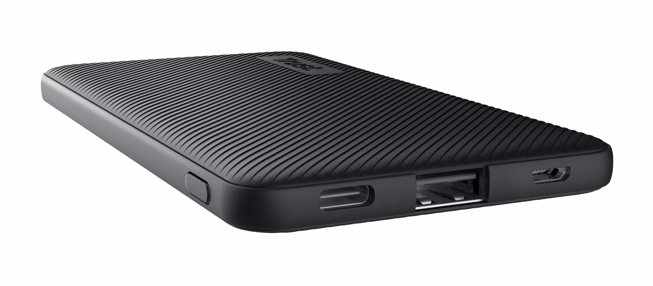 Trust Primo Powerbank 5.000 mAh - Compacte powerbank – 12W opladen – 5.000 mAh – Zwart