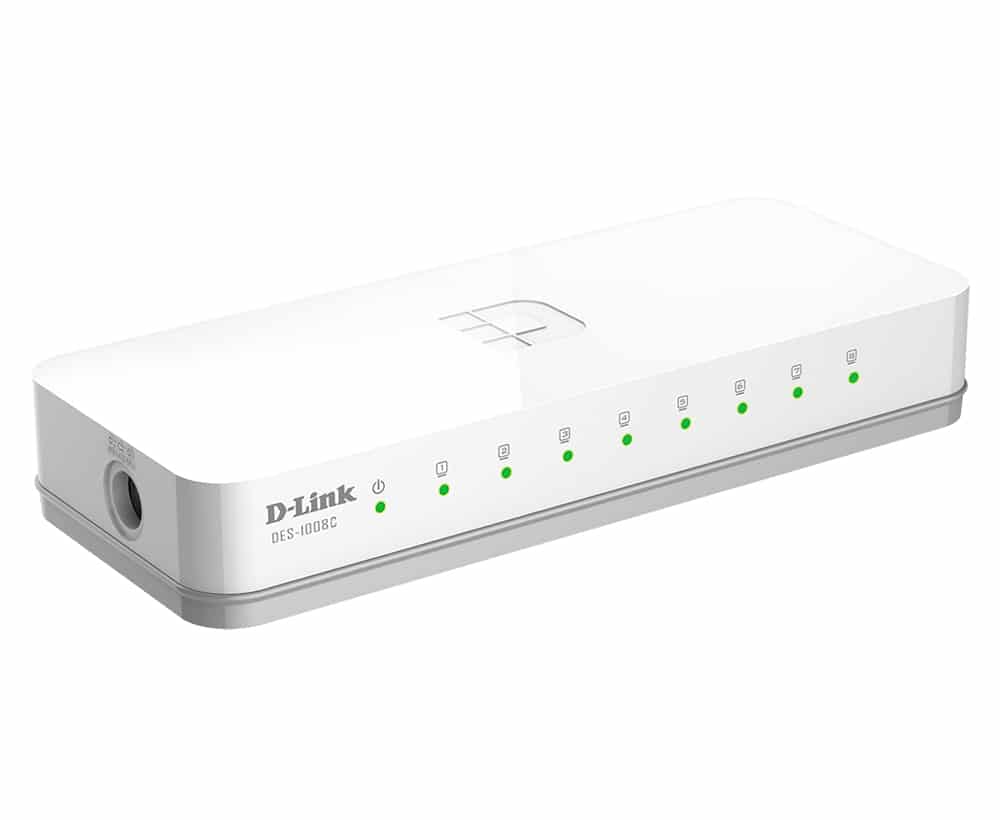 D-Link 0 Unmanaged Fast Ethernet (10/100) Desktop Wit - Afbeelding 2
