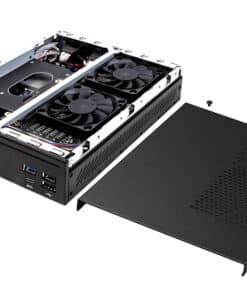 Shuttle Slim PC DH610, S1700, 1x HDMI, 2x DP, 1x 2.5", 2x M.2, 2x LAN (Intel 1G + 2.5G), 2x COM, 24/7 permanent gebruik, incl. VESA Barebone - Afbeelding 7