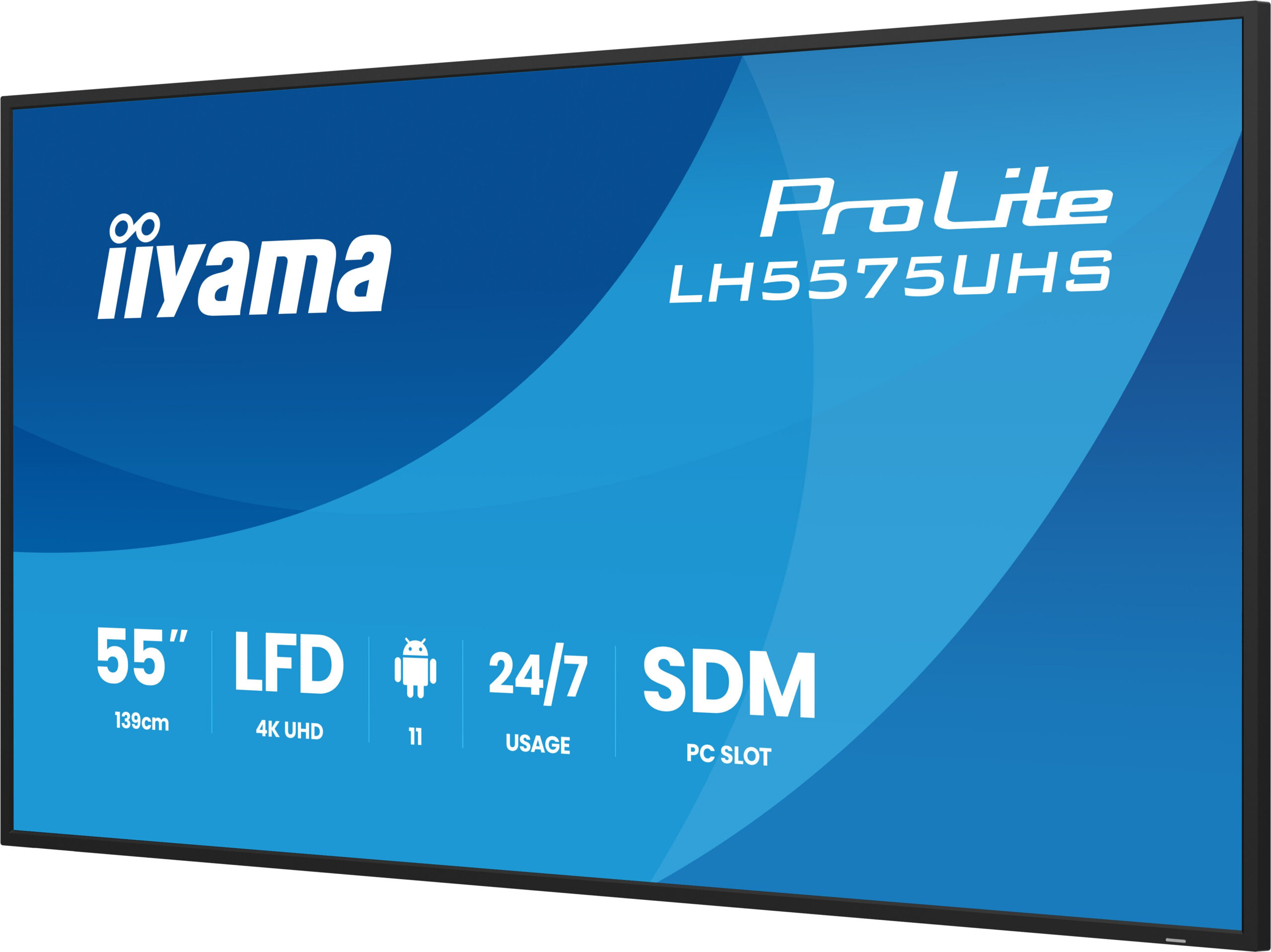 iiyama LH5575UHS-B2AG beeldkrant Digitale signage flatscreen 138,7 cm (54.6") LCD Wifi 500 cd/m² 4K Ultra HD Zwart Type processor Android 11 24/7 - Afbeelding 7