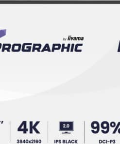 iiyama ProGraphic HB3201UHSNP-B1 computer monitor 80 cm (31.5") 3840 x 2160 Pixels 4K Ultra HD Zwart - Afbeelding 5