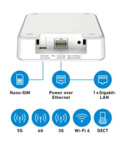 Box FRITZ! 6860 5G Router voor mobiele netwerken - Afbeelding 3