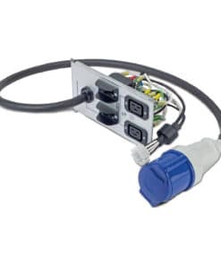APC Symmetra RM 230V achterplaatkit m/(2) IEC320 C19 en (1) IEC 60309
