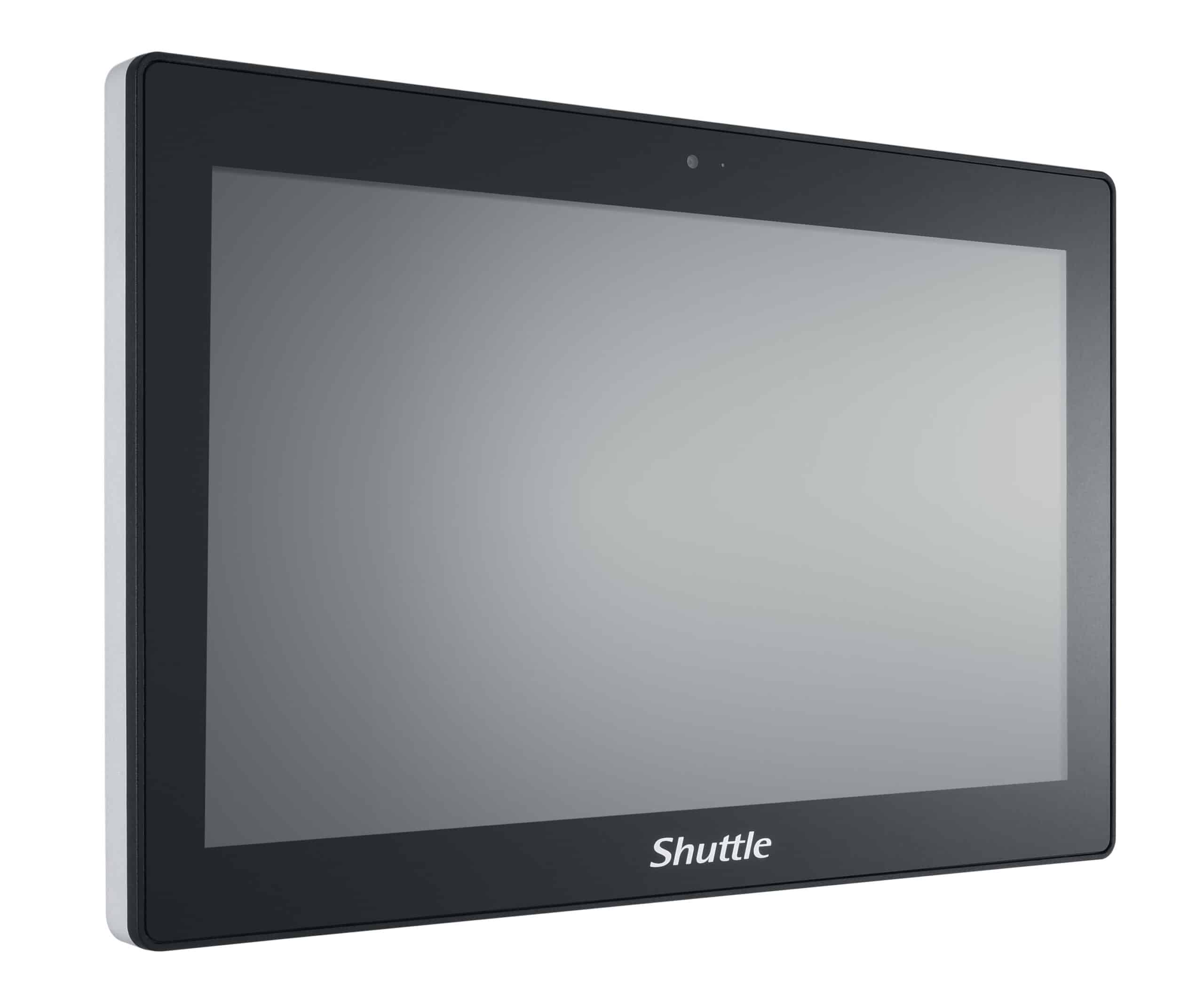 Shuttle All-In-One Panel PC Barebone P15WL01-i5 blauw, 15.6" Multi-Touch-Screen, i5-8365UE, 2xLAN, IP65, ventilatorloos, 24/7 permanent gebruik - Afbeelding 3