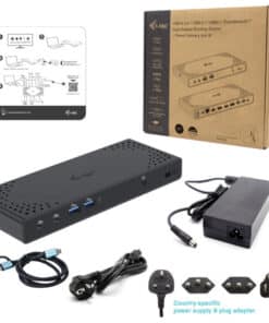 i-tec USB 3.0 / USB-C / Thunderbolt 3 Dual Display Docking Station Gen2 + Power Delivery 100W - Afbeelding 3