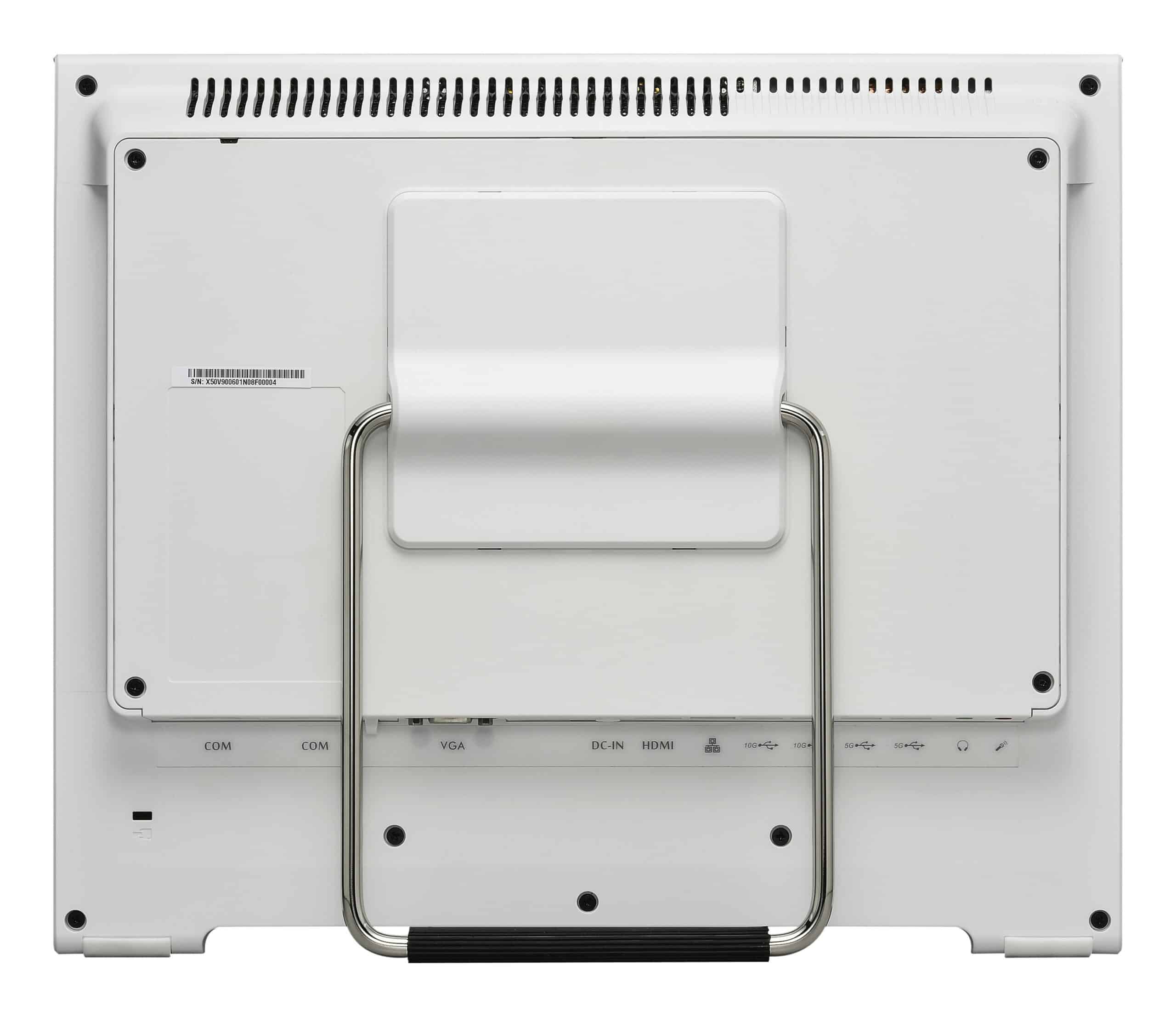 Shuttle All-In-One System POS X509, 15.6" Single-Touch-Screen (resistive), Celeron 7305U, 8GB RAM, 120GB M.2 SSD, 2x COM (RS232), Wifi, IP54, ventilatorloos, 24/7 permanent gebruik - Afbeelding 3