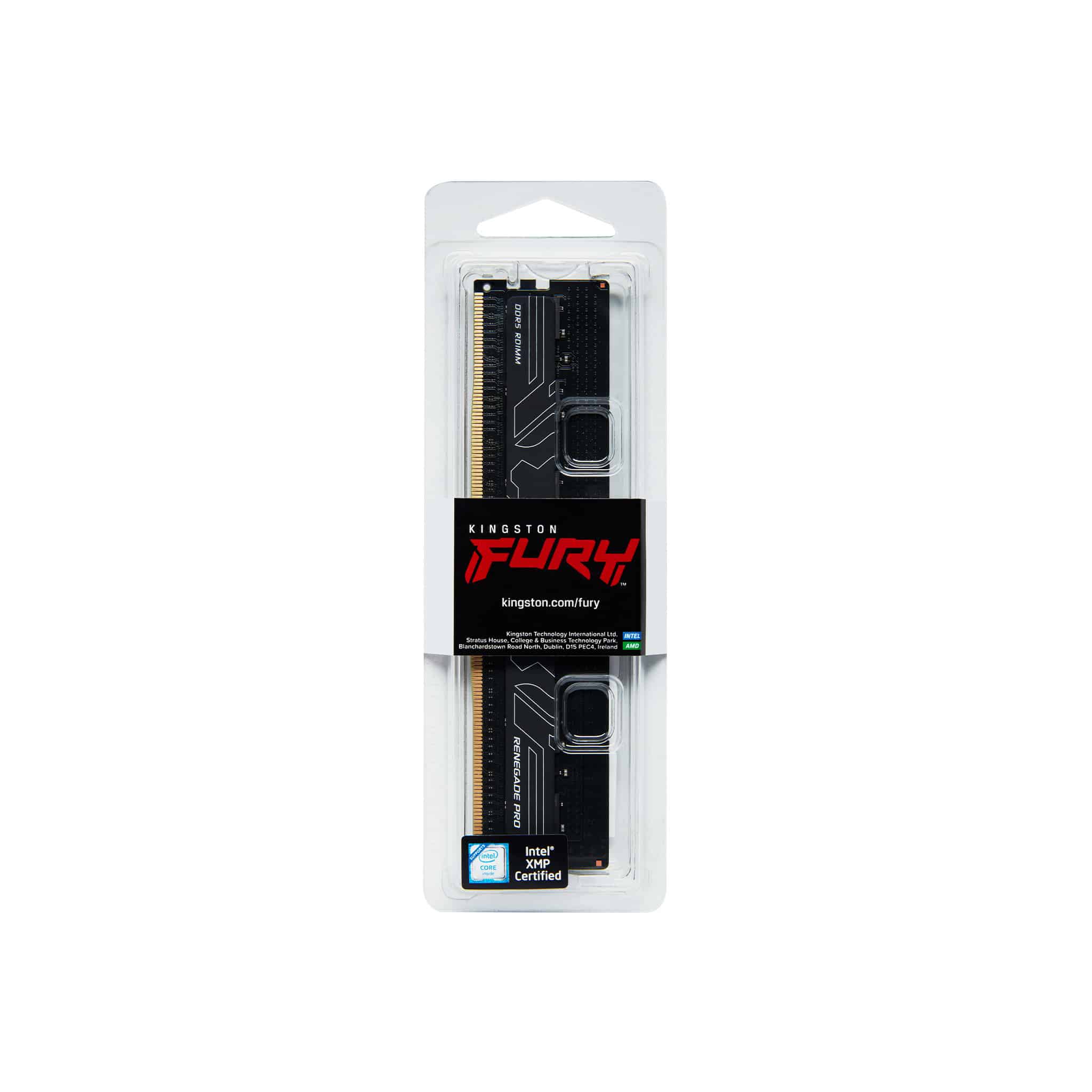 Kingston Technology FURY 16GB 7600MT/s DDR5 ECC Reg CL40 DIMM Renegade Pro Black - Afbeelding 4