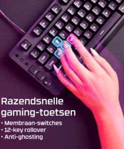 HyperX Eve 1800 - gamingtoetsenbord - Afbeelding 2