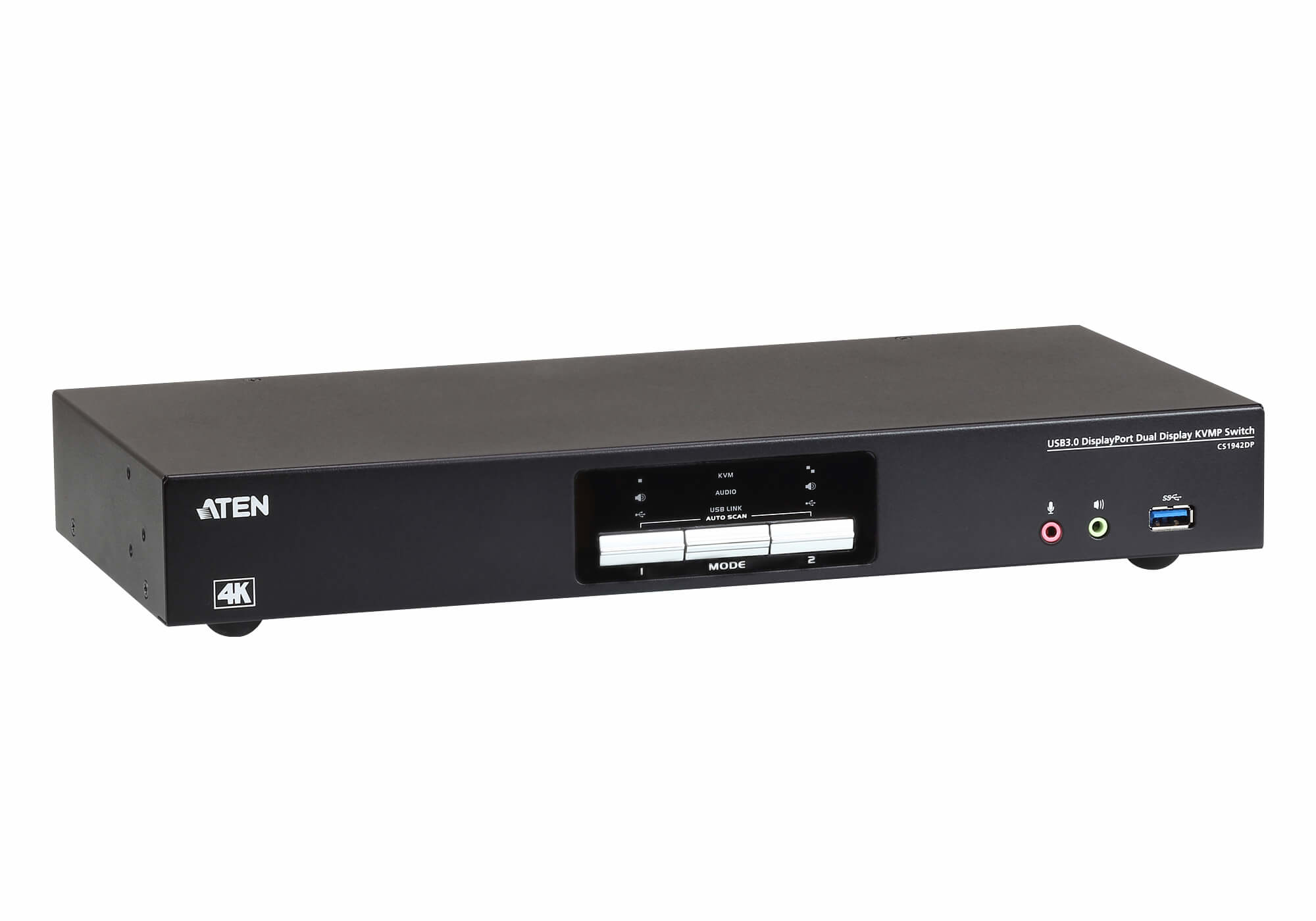 ATEN 2-poorts USB 3.0 4K DisplayPort Dual Display KVMP™-switch - Afbeelding 4