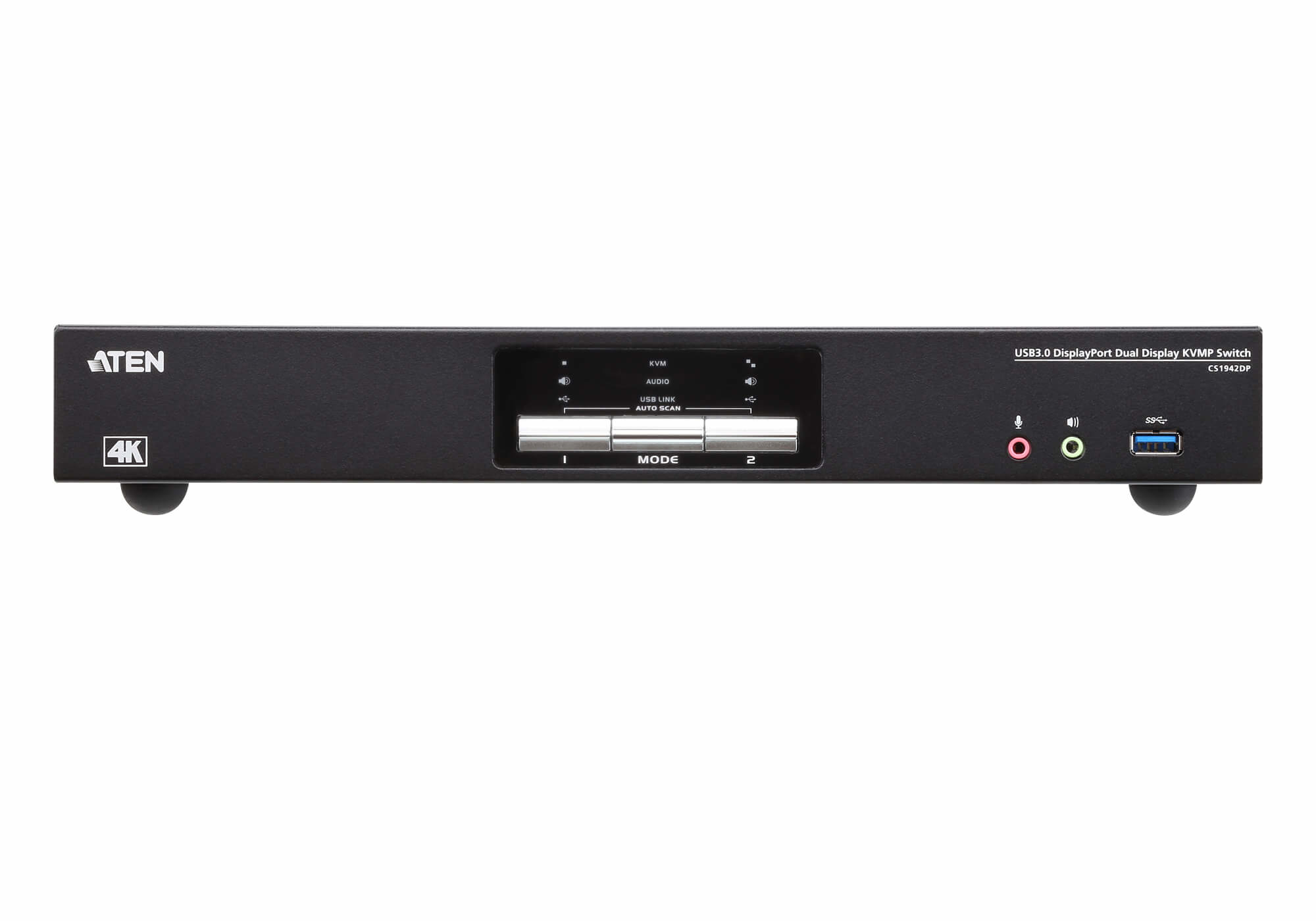 ATEN 2-poorts USB 3.0 4K DisplayPort Dual Display KVMP™-switch - Afbeelding 3