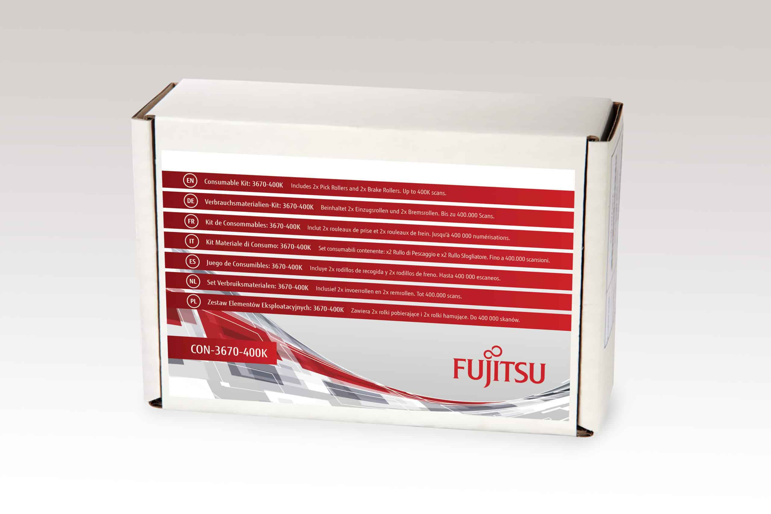 Fujitsu CON-3830-1400K Printer/Scanner reserveonderdeel en accessoire Set verbruiksartikelen