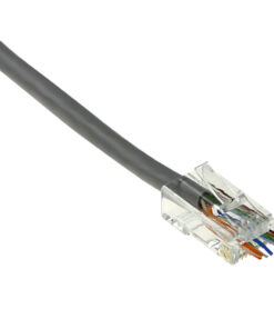 ACT RJ45 (8P/8C) CAT6 easyconnect unshielded modulaire doorsteek connector voor ronde kabel met massieve of soepele aders