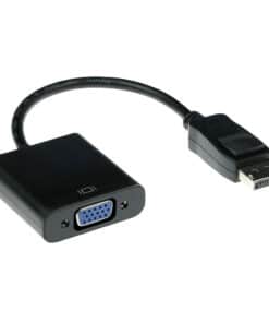 ACT 15 cm Verloop kabel DisplayPort male naar VGA female