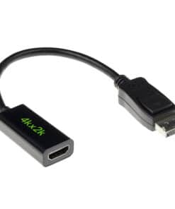ACT 15 cm Verloop kabel DisplayPort male naar HDMI-A female
