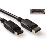 ACT 3 meter DisplayPort kabel, male - male, power pin 20 aangesloten. - Afbeelding 2