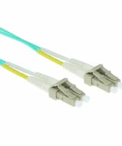ACT 5 meter LSZH Multimode 50/125 OM3 glasvezel patchkabel duplex met LC connectoren