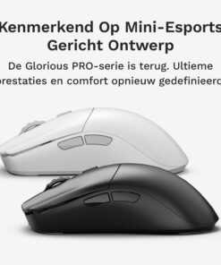 Glorious Gaming Series 2 PRO muis Gamen Rechtshandig RF Wireless + USB Type-C Optisch 26000 DPI