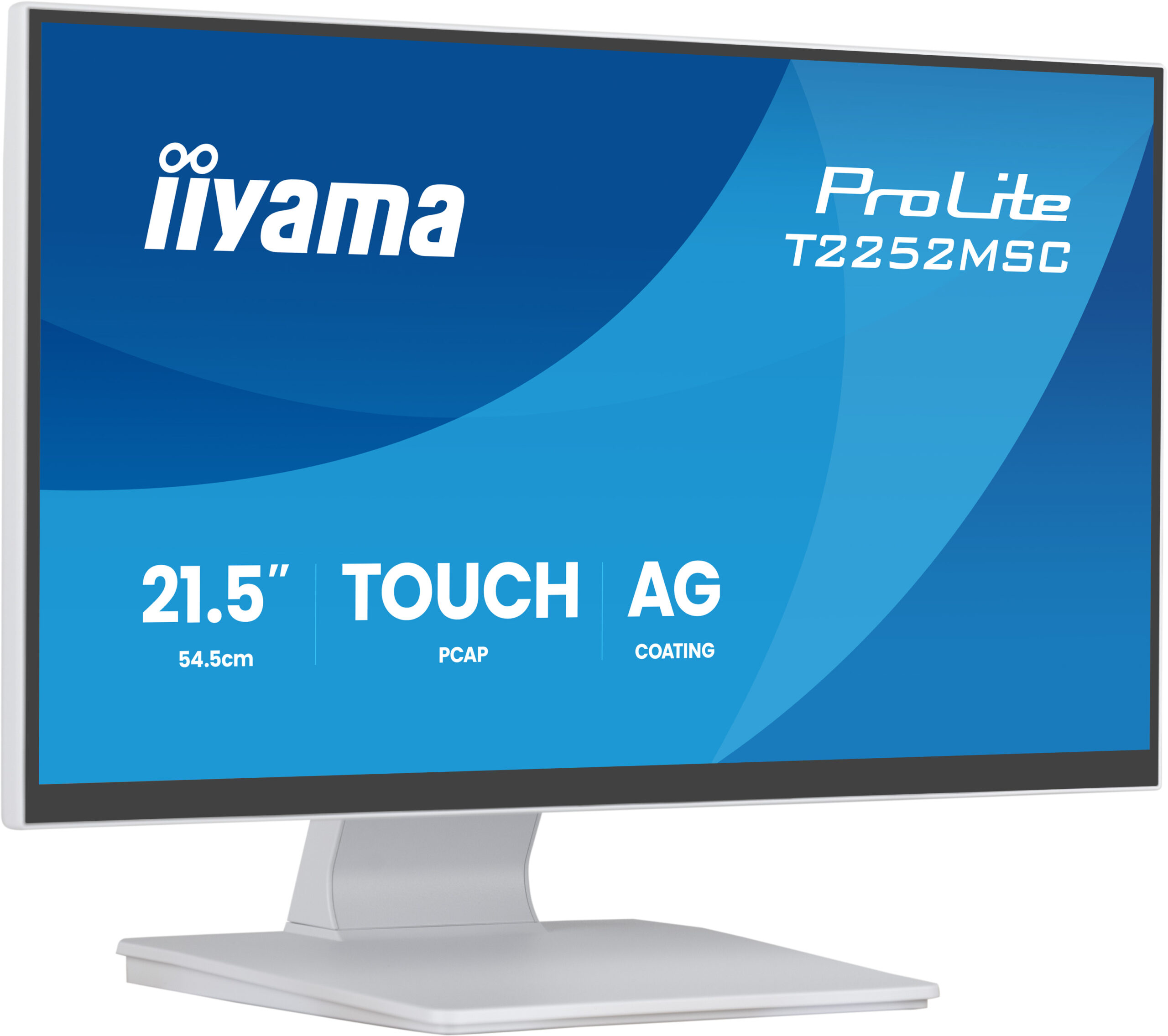 iiyama ProLite T2252MSC-W2AG computer monitor 54,6 cm (21.5") 1920 x 1080 Pixels Full HD LCD Touchscreen Wit - Afbeelding 2