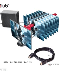 CLUB3D Ultra High Speed HDMI 4K120Hz, 144Hz Certified Cable 48Gbps M/M 2 m / 6.56 ft - Afbeelding 8