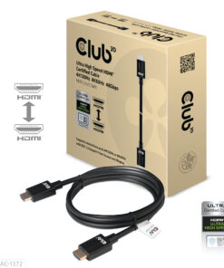 CLUB3D Ultra High Speed HDMI 4K120Hz, 144Hz Certified Cable 48Gbps M/M 2 m / 6.56 ft