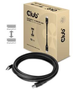 CLUB3D DisplayPort 1.4 HBR3 8K Kabel M/M 5 meter - Afbeelding 2