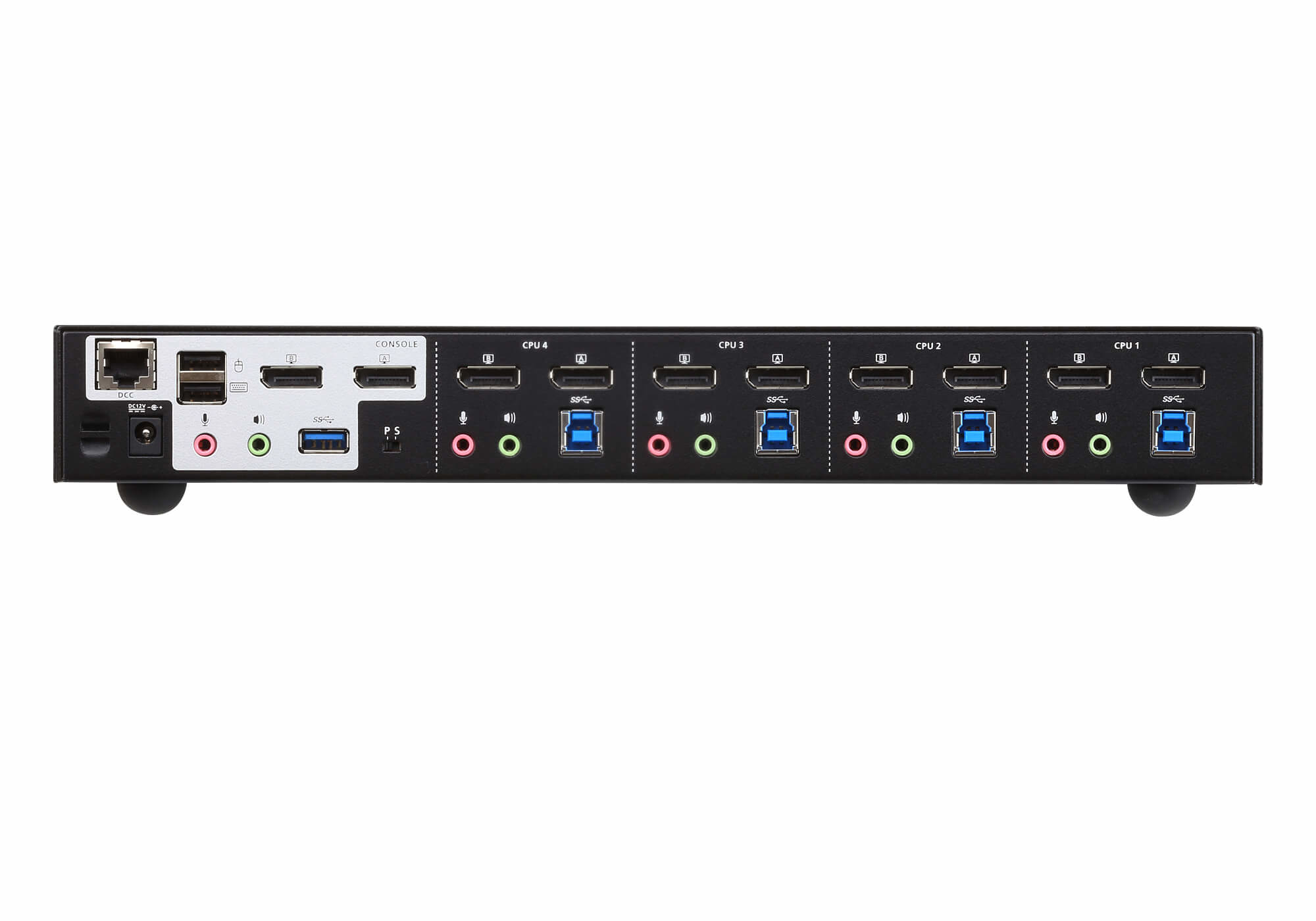 ATEN 4-poorts USB 3.0 4K DisplayPort Dual Display KVMP™-switch - Afbeelding 2